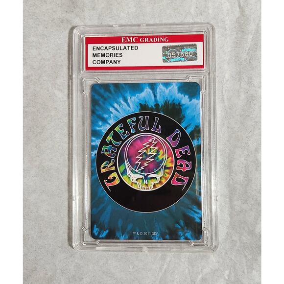 Grateful Dead 2011 Aquarius Licensed Playing Card #9 EMC Grading Gem Mint 10 - Picture 2 of 4